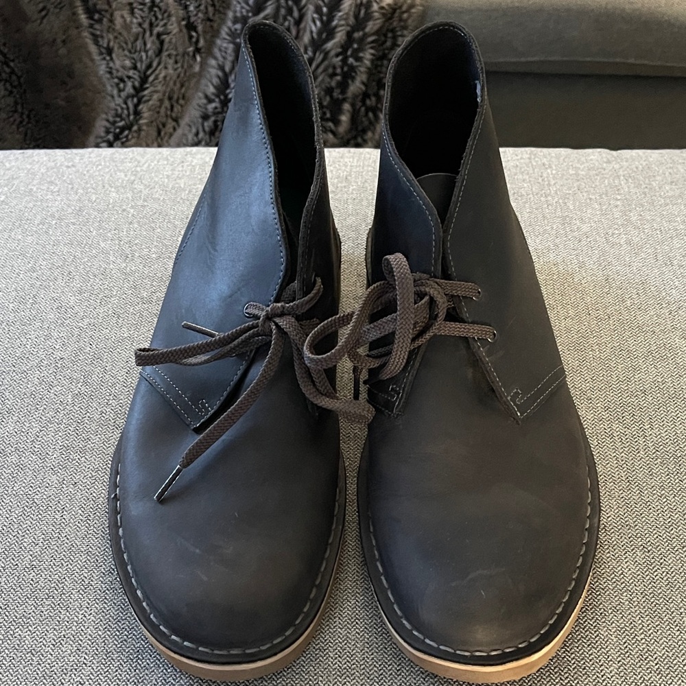 Clarks Black Chukka Boots